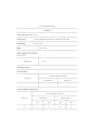 Uğur UDD 365 T D/S R63 Sandık Tipi Derin Dondurucu