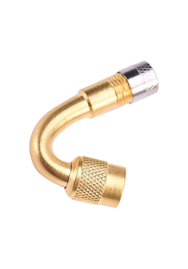 Neevoyu Bronz Lastik Valfi Uzatıcı Çubuk 90 Derece - Otomobil, Motosiklet Ve Kamyonlar İçin Easy Kurulumlu Metal Valf Kapağı