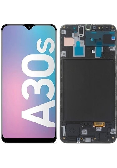 Samsung Galaxy Uyumlu A30s Lcd Ekran Dokunmatik Sm-a307 Çıtalı Q