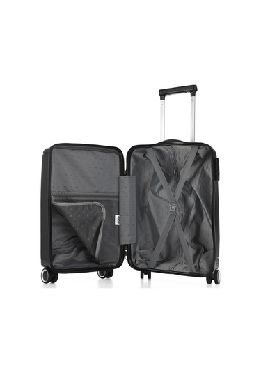 Ççs 5225 Polipropilen Büyük Boy Valiz-siyah Siyah