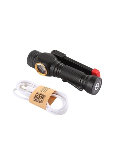 Sones W550 10w 800lm Usb Şarj T6 + Cob Ipx6 Su Geçirmez Güçlü Led El Feneri 5 Modlu Çalışma Lambası Siyah