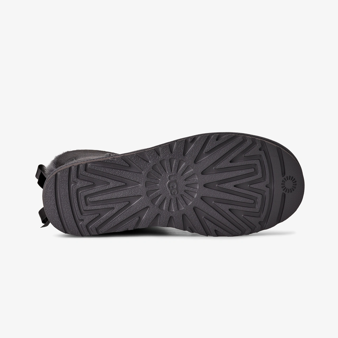 Ugg Mini Bailey Bow Kadın Gri Bot 1016501 Gri
