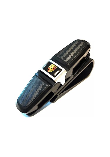 Power Resulting Porsche Göğüs Güneşliği İçin Araba Gözlük Tutucu 174448188 Siyah