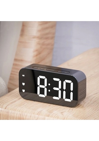Trendooze Sıcaklık Ses Ses Saati Saat Led Kontrolü Kontrolü Çalar Bq Fd
