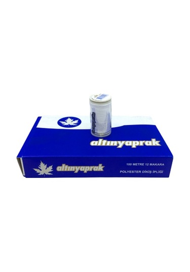 12 Parça Beyaz 100 Mt Dikiş İplik 5332