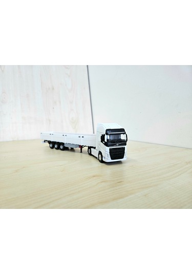 1/64 Ölçek Volvo Fh4 Sal Dorseli Tır Maketi 25 Cm Boy
