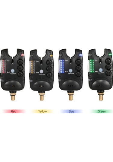 Artfulabode Ve Uyarı Ton Titreşim Su Skycıty Sistemi, Ses Sazan Yüksek Performanslı Led İçin Hassas Geçirmez Balıkçılık Alarmı 6-xd