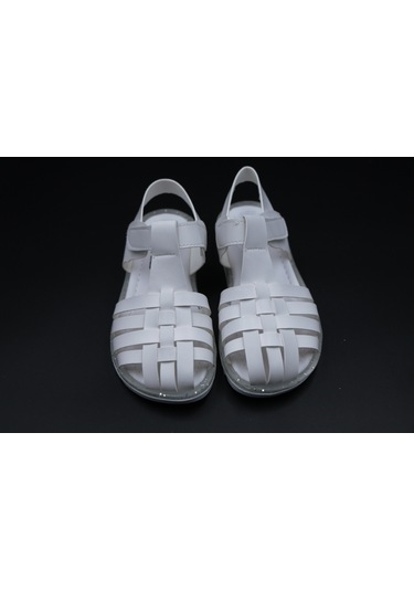 Ayakkabımood Arz Beyaz Kız Çocuk Sandalet Ayakkabı Beyaz