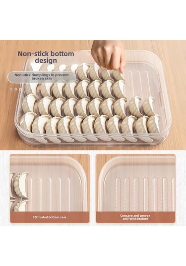 Yifomall Ev Çekirdekli Yiyecek Muhafazası: 4 Katlı, 240 Adet Manti/su Böreği Depolama Kutusu, Tamamen Kapalı, Donma Hızlandırıcı, Taze Tutucu, Buzdolabı Özel Tiffany Mavisi Diğer