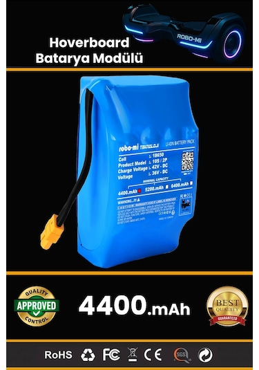 Hoverboard 4400mAh Elektrikli Kaykay Bataryası