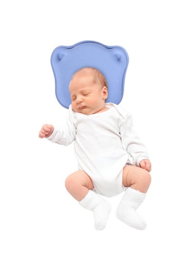 Sevi Bebe 155 Bebek Kafa Şekillendirici Yastık Mavi