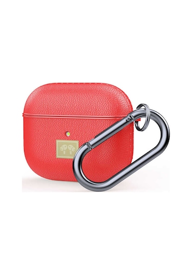 Wlons Airpods 3. Nesil Uyumlu Kılıf Deri Görünümlü Wlons Askılı Koruma Kılıf Airpods 3 Kılıf Deri Bluetooth Kulaklık Aks. 36769014