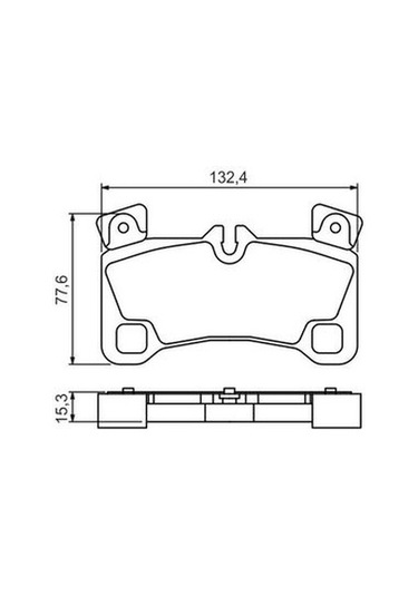Volkswagen Touareg 3.0tdı 2006-2010 Bosch Arka Balata Wva24296