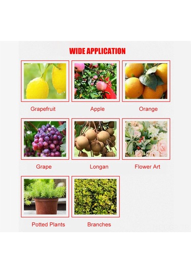 Singree "paslanmaz Çelik Bahçe Makası - Meyve Toplama, Budama Ve Çay Yaprağı Kesme Aleti Kırmızı, Büyük Boy "