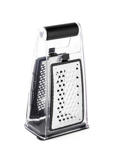 Tantitoni Hazneli Çift Yönlü Rende Siyah