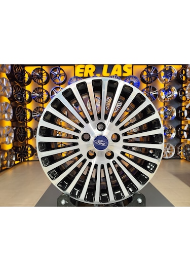 4 Adet Ford  7 16 5 108 Et52 63.4 Black Mack Jant Revize Edilmiş Takım