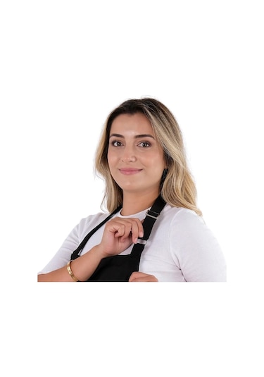 T.concept Sevilya Ayarlanabilir Askılı Yüksek Kaliteli Pamuk Mutfak Önlüğü 60x80 Cm