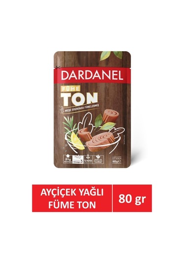 Dardanel Ayçiçek Yağlı Füme Ton 80 Gr