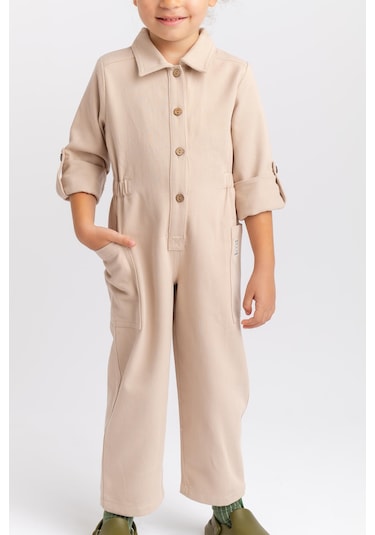 Cigit Gabardin Tulum 2-7 Yaş Bej Bej