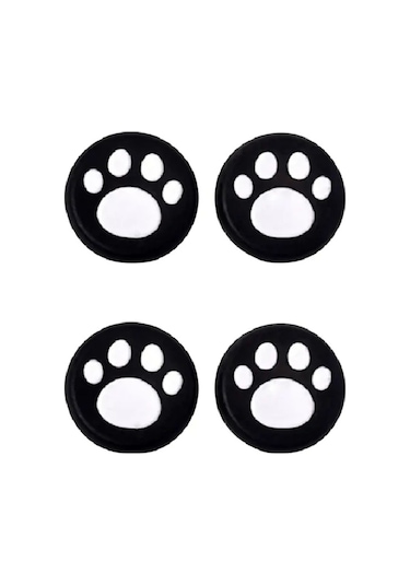 Nintendo Switch/switch Oled /switch Lite Uyumlu 3d Analog Koruyucu Silikon Beyaz Pati