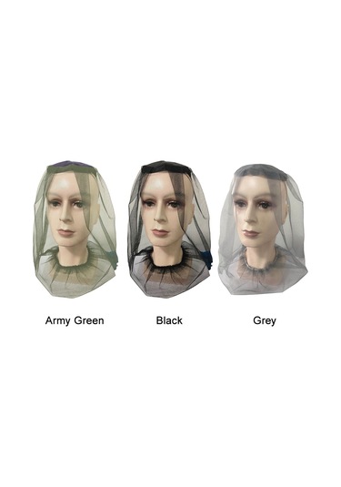 Padalink Askeri Yeşil Nilon İçerikli Dışarıda Kullanım Uygun Mus, Böcek, Sinek Ve Diğer Haşere Koruyucu Turizm Ve Kamp İçin 20g Hafif Ağ Şapka Ordu Yeşili