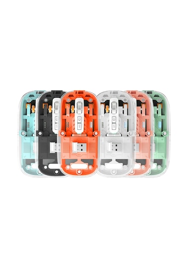 Cbtx Kablosuz Type-C Manyetik Üç Modlu Şeffaf Mouse