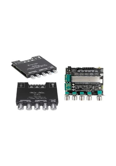 Ruicoo 2.1 Kanal Bt 5.0 Hoparlör Güçlendirici Modülü - Aux Girişi, Tiz Ve Bass Ayarı, 50wx2+100w, Dıy Seti