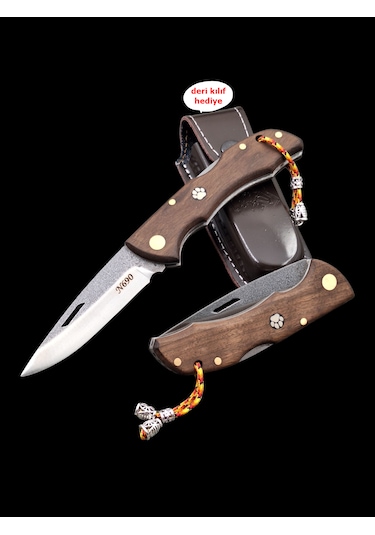 Kilitli Yaylı N690 Çakı- Paslanmaz Çelik Taktik Ve Kamp İçin İdea