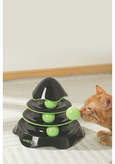 M-pets Yaylı Rocket Kedi Oyuncağı Siyah 25 Cm 244-50043.01