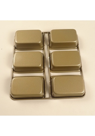 Symbee Ev Fırıncıları İçin 12 İnç Kare Karbon Çelik Brownie Kalıbı - Evde Pasta Pişirme Araçları Haki