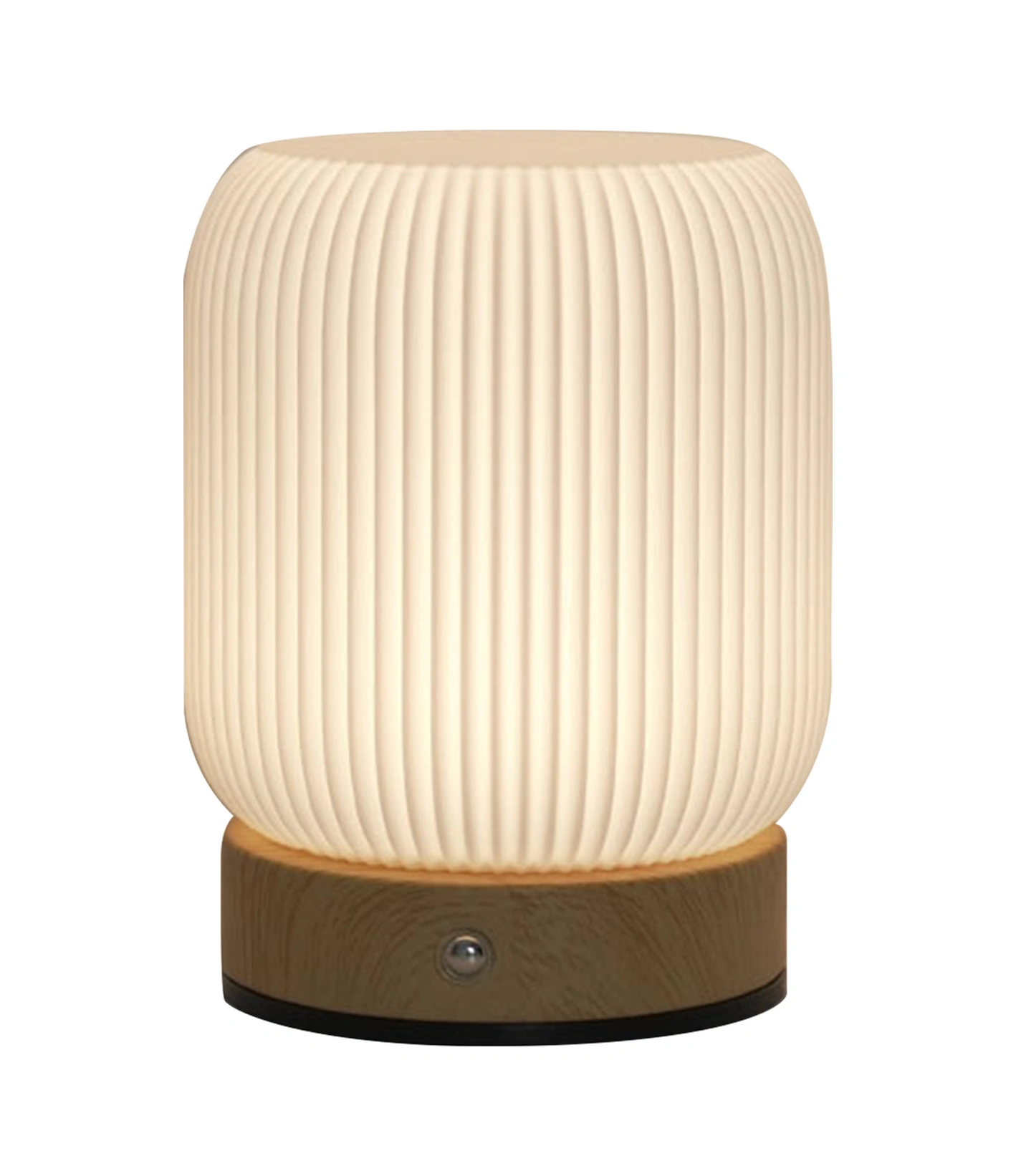 Youtek Ahşap Desenli Led Gece Lambası, Dokunmatik Kontrol, Üç Renk Ayarı, İç Batarya, Ev/manzaralar İçin Uyumlu Diğer