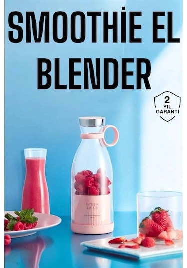 El Blender Bardak Blender Şarjlı Taşınabilir Meyve Sıkcağı Smoothie