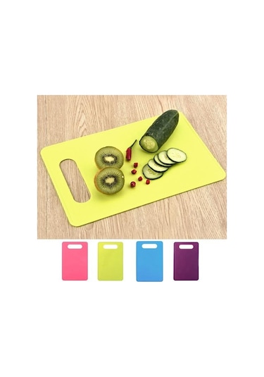 Mavi Mutfak Doğrama Kaymaz Kesme Bloğu Düz Renk Pişirme Plaka Tahtası Aracı