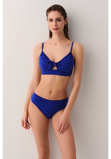Suwen Balenli Körüklü Bralet Bikini Üst Sbn25635c982 Saks