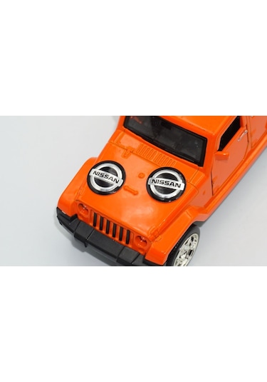 Nissan Oto Anahtar 3M Metal Alaşım Logo 2Li Set