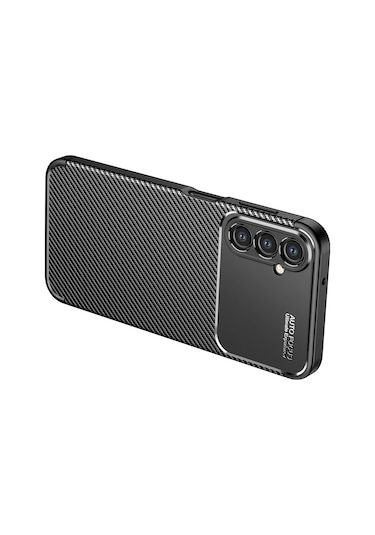Samsung Galaxy Uyumlu M34 5g Kılıf Zore Karbon Görünümlü Negro Silikon Kapak