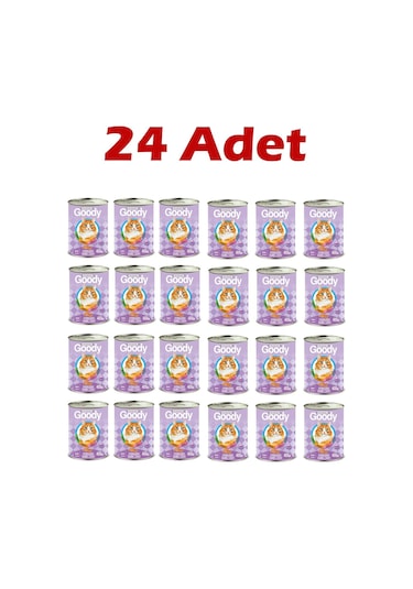 Goody Kısırlaştırılmış Somonlu Yetişkin Kedi Konservesi 24 x 400 G