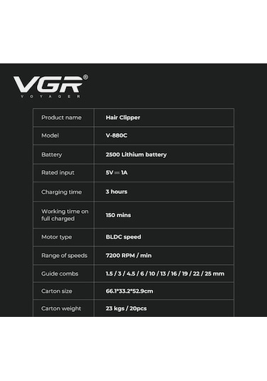 Vgr Store V-880c Saç Kesme Makinesi 475416908