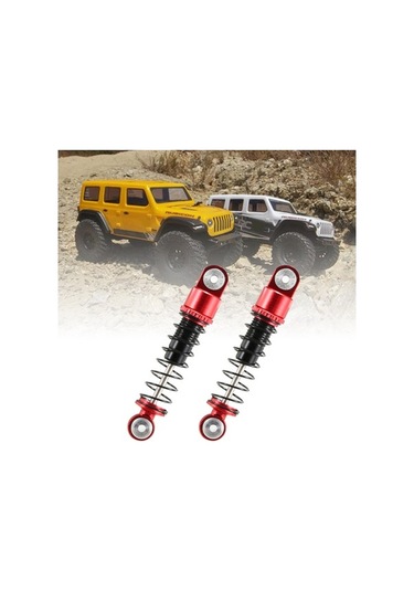 Didadodo 4 Adet Scx24 Amortisör Seti - 37mm Alüminyum, Ayarlanabilir Rc Araçlar İçin