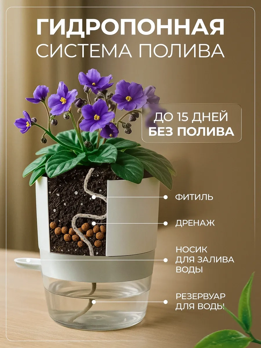 Atari Ev Bitkileri İçin Fitilli Otomatik Sulama Saksıları 267325386