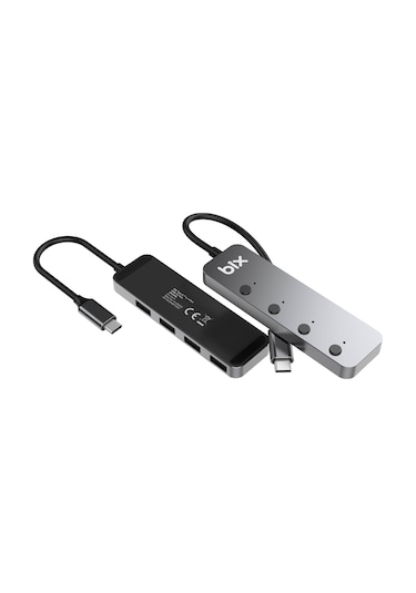Bix BX20HB 5Gbps Type-C to USB 3.2 Gen1 4 Port Hub Çoklayıcı