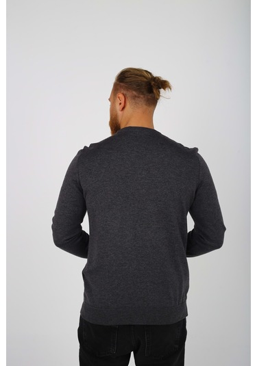 Erkek Brango Sıfır Bisiklet Yaka Triko Kazak 001