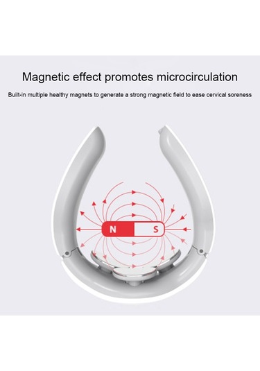 Şarj Edilebilir Ev Elektrikli Nabız Şok Boyun Masajı Akıllı Vücut Masajı Çok Renkli