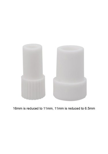 Samdoo Dental Pp Emme Borusu Adaptörü 2 Adet - 16mm 11mm Ve 11mm 6.5mm Dönüştürücü, 135 C Sterilizasyon Uygun, Dayanıklı