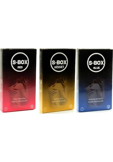 S-Box Karma Prezervatif 12'li x 3