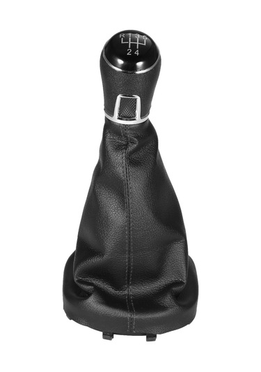 Youmex Vw Touran 2003-2010 Ve Caddy Mk2 2004-2009 İçin 5 Vites Değiştirici Kolu, Dayanıklı Pu Deri Malzeme, Kolay Kurulum Siyah