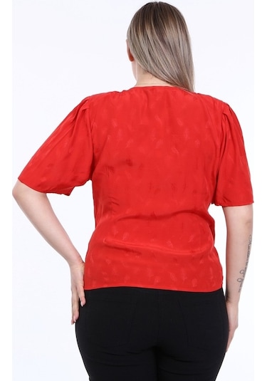 Myline Vatkalı Pile Detay Anvelop Bluz (503093307)