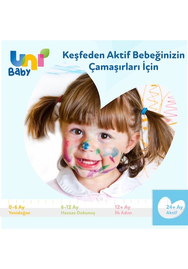 Uni Baby Hipoalerjenik Sıvı Çamaşır Deterjanı 3 x 1500 ML