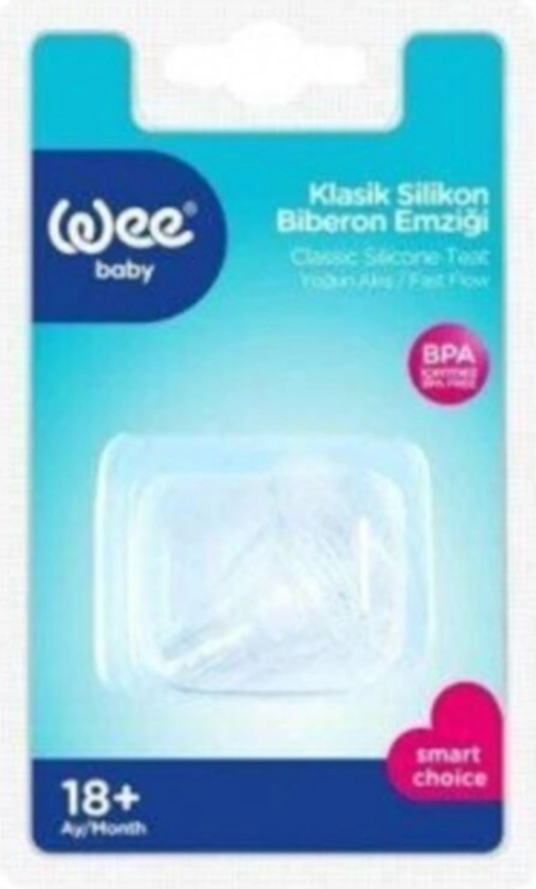 Dar Ağızlı Biberon Emziği Hızlı Akış No :3 4 Lü Eko Paket 18 Ay+