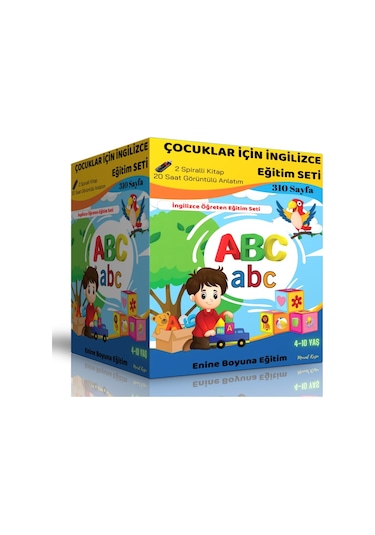 Çocuklar İçin İngilizce Eğitim Seti 4-10 Yaş